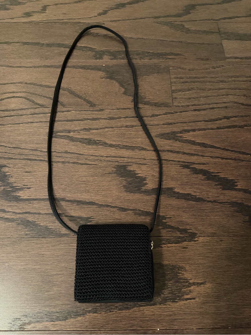 Sak Black Woven Crossbody Wallet/Crossbody